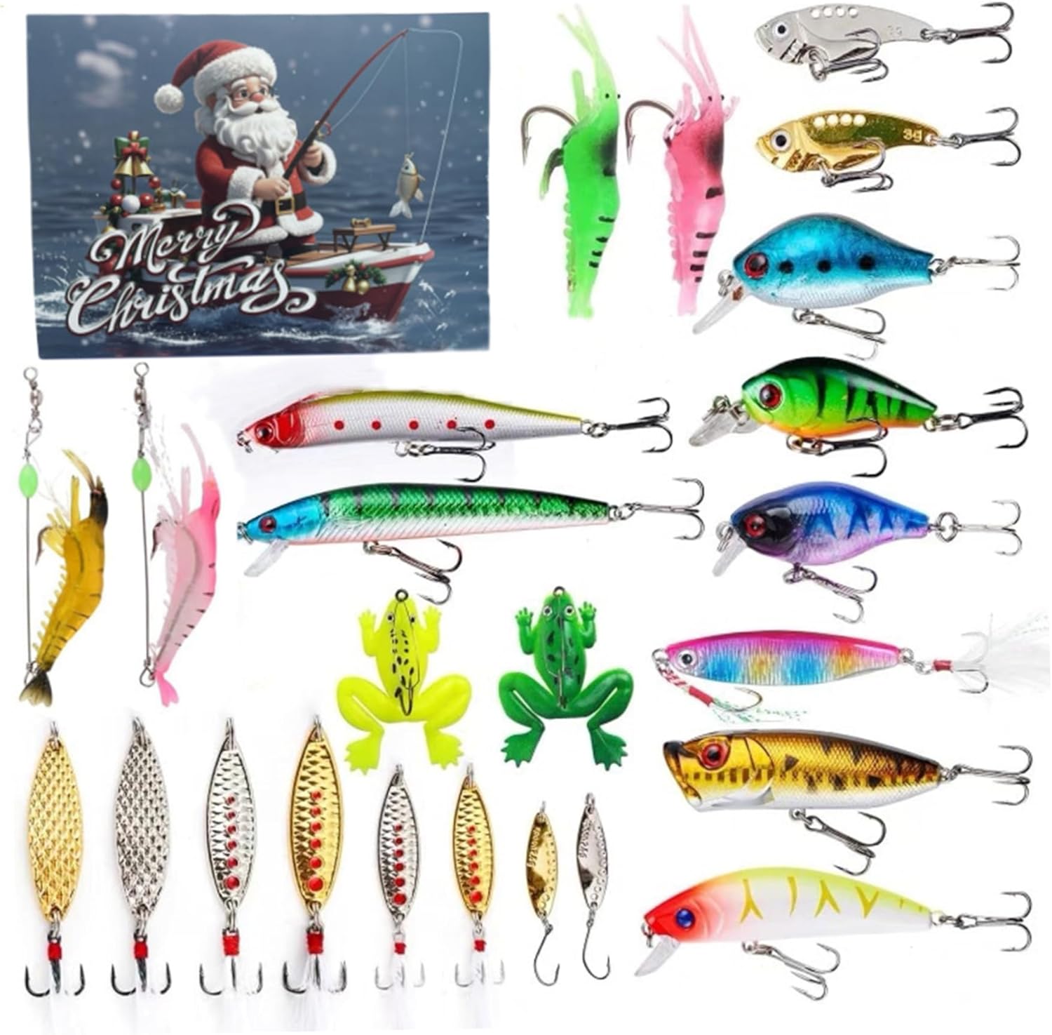 Fiske Adventskalender 2025 – 24 dagar med överraskande drag & fisketillbehör Julkalender Fiske Adventskalender 2025 – 24 dagar med överraskande drag & fisketillbehör Julkalender